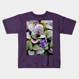 Purple Plants Kids T-Shirt